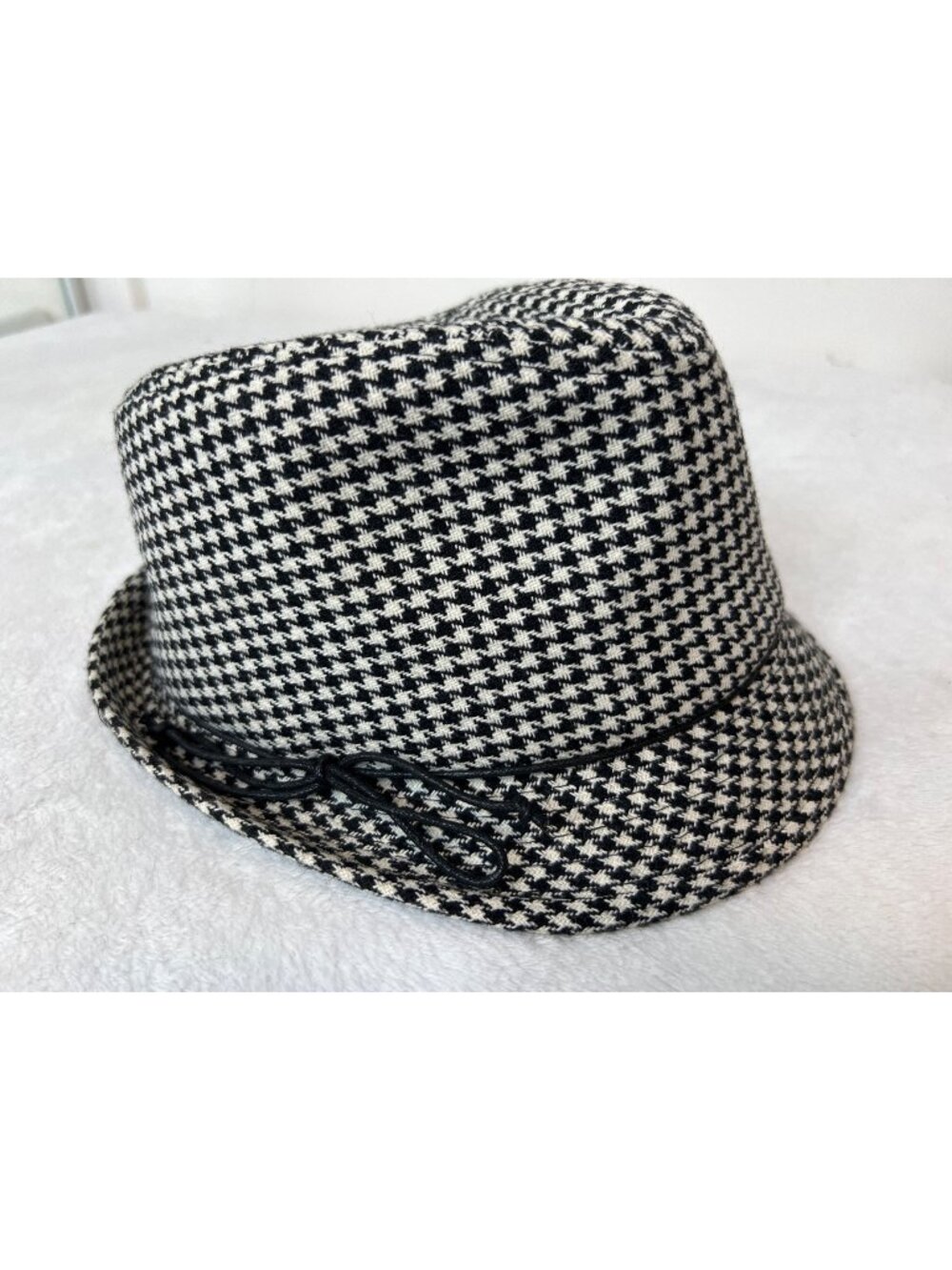 Four Buttons Sand Diego Hat Co. Womans One Size Plaid Fedora Academia Classic